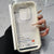 Luxury Candy Color Frame Clear Back Phone Case For iPhone 17 16 15 14 13 12 Pro Max 11 16PLUS 17 Acrylic Shockproof Bumper Cover