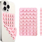 Silicone Suction Cup Phone Case Mount Double Sided Hands-Free Strong Grip Holder for Selfies and Videos for iPhone Android