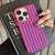 Colorful Striped Minimalist INS Couple Phone Case For iPhone 17 16 11 13 12 14 15 Pro Max XS X XR 7 8 Plus 16E 16 17 Pro Cover