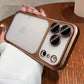New Soft Matte Plating Case For iPhone 17 16 15 14 13 12 11 Pro Max With Lens Film Protection Translucent Silicone Cases Cover