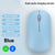Wireless Mouse Bluetooth Silent 2.4G Dual-mode Type-C Charging Ergonomic Morandi Portable Laptop Office Gaming Mouse